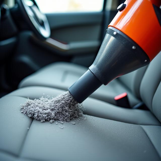 Professional interior vacuuming service